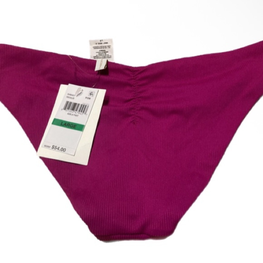 BECCA Women's Large Magenta Bikini Bottoms